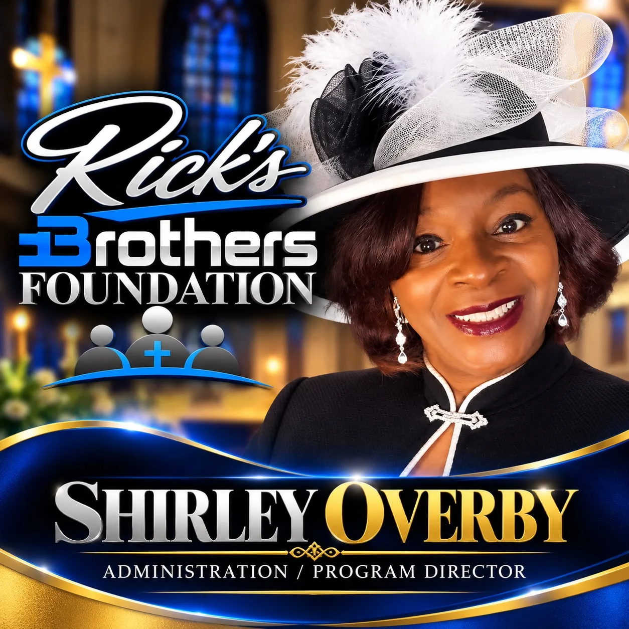 Shirley Overby — official Foundation portrait artwork