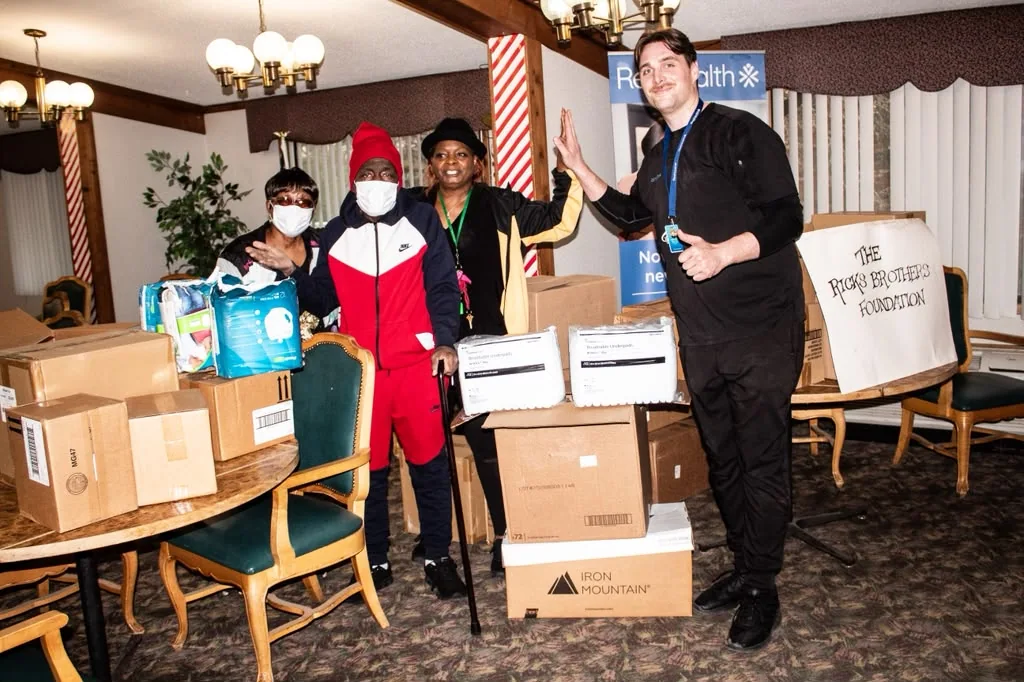 Foundation community donations and supplies